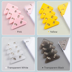 5pcs Colorful Triangle Binder Clips for Office and Students