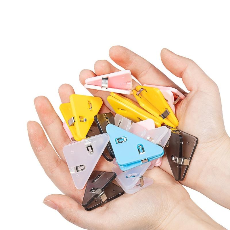 5pcs Colorful Triangle Binder Clips for Office and Students