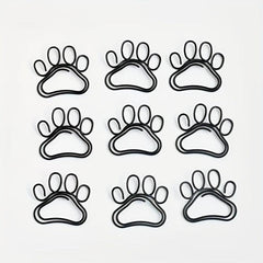 8pcs 30mm Funny Cartoon Claw Print Metal Paper Clip
