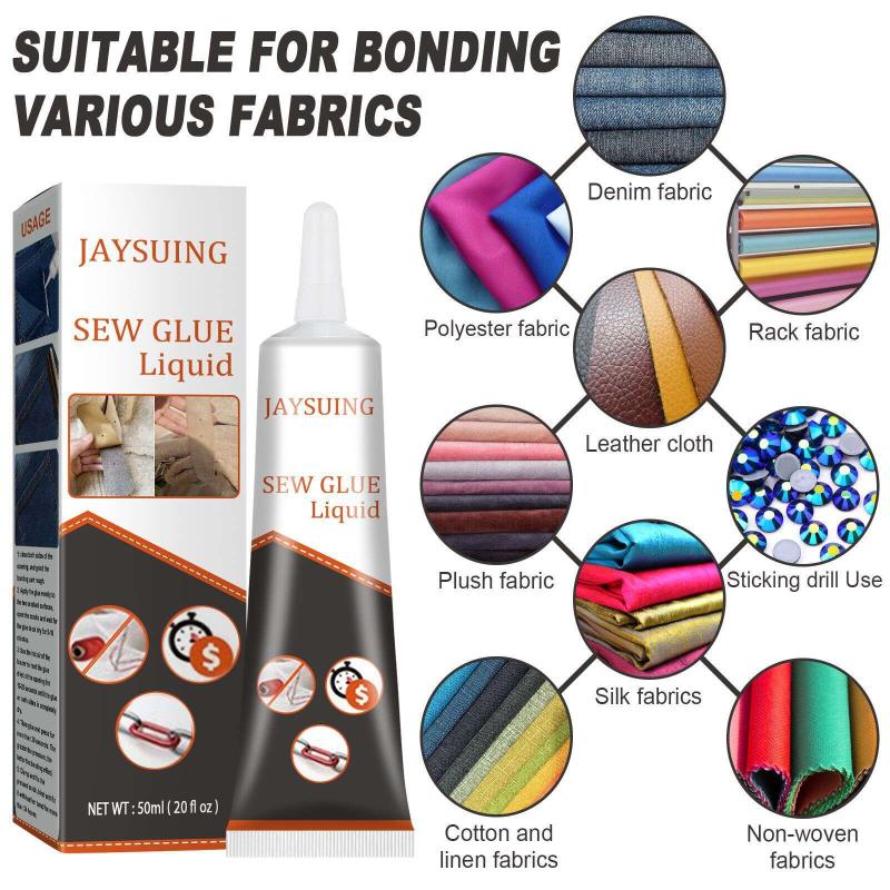 Needle And Thread Patching Glue for Fabric Repair