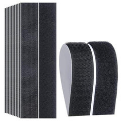 10 Pairs Hook Loop Fastener Tape Strips Self-adhesive Strong Nylon Sticker DIY