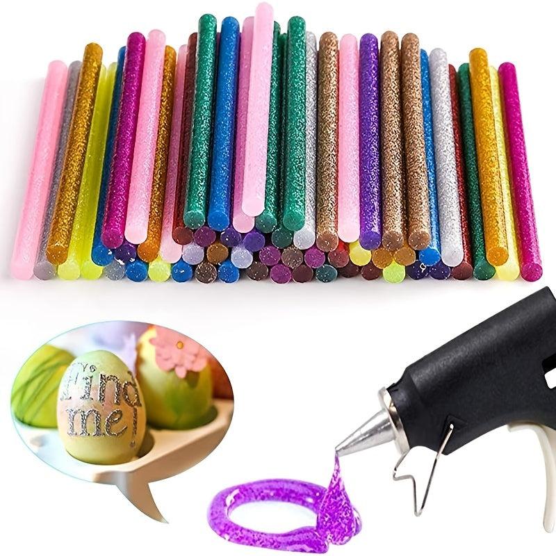 20pcs Colorful Glitter Hot Glue Sticks for Arts Crafts DIY Home Repairs