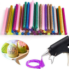 20pcs Colorful Glitter Hot Glue Sticks for Arts Crafts DIY Home Repairs