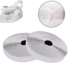 1pc Hook And Loop Tape Adhesive Heavy Duty Strips Non Slip Rug Grippers