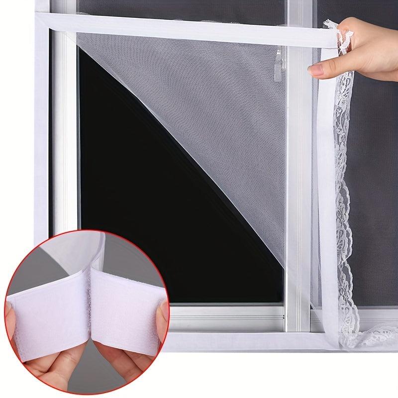 1pc Hook And Loop Tape Adhesive Heavy Duty Strips Non Slip Rug Grippers