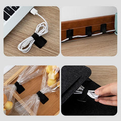 Cable Organizer Adhesive Snap Charging Cable Fixing Strap