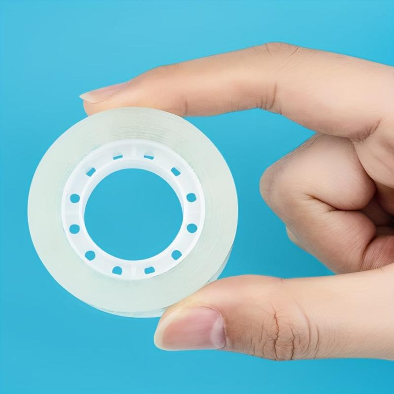12pcs 12.5M Office Tape Sealing Small Tape Transparent Small Tape TMJ-001