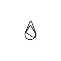 Trumpet Water Drop Shape Clip Metal Bookmark Paper Clip Message Folder