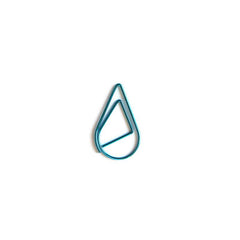 Trumpet Water Drop Shape Clip Metal Bookmark Paper Clip Message Folder