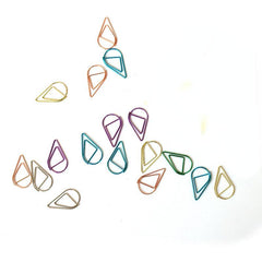 Trumpet Water Drop Shape Clip Metal Bookmark Paper Clip Message Folder