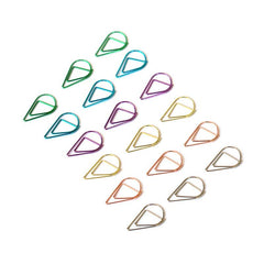 Trumpet Water Drop Shape Clip Metal Bookmark Paper Clip Message Folder
