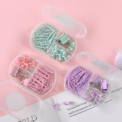 45pcs Binder Clips Paper Clips Office School Set