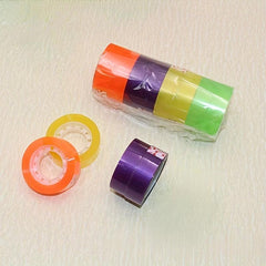 4pcs Student Tape Transparent Small Tape Stationery Office Transparent