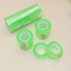 4pcs Student Tape Transparent Small Tape Stationery Office Transparent