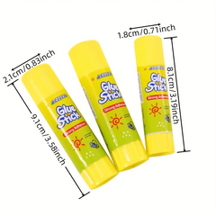 5pcs Solid Glue Stick Office Supplies Envelope Adhesive