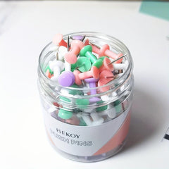 100pcs Push Pins Thumb Tacks For Bulletin Board Office Tacks Colorful Pins
