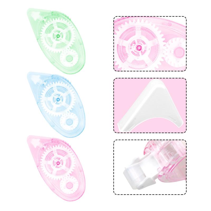 Jagowa 3pcs Double Sided Adhesive Scrapbook Runner Tape Roller