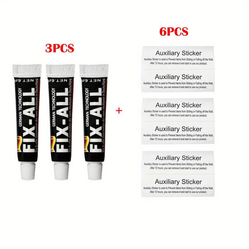 6pcs Nail Glue All Purpose Quick Drying Strong Adhesive for DIY Jewelry Necklace