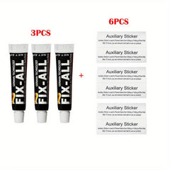 6pcs Nail Glue All Purpose Quick Drying Strong Adhesive for DIY Jewelry Necklace