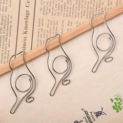 10pcs Bird Paper Clips for Desk Organizers Bookmark Clip