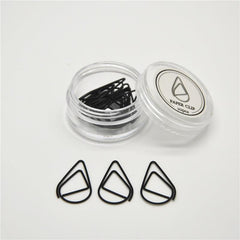Water Drop Metal Paper Clip Bookmark