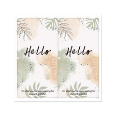 Leaf Rectangular Sticker Sealing Sticker for Cake Packaging