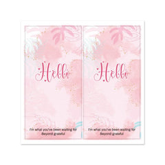 Leaf Rectangular Sticker Sealing Sticker for Cake Packaging