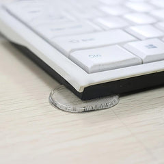 6pcs Drum Stickers Cushion Pads Anti-slip Glass Desktop Pads
