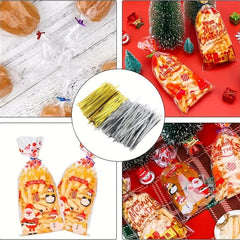 750 Metal Twisted Ties for Sealing Gift Bags, Bread, Candy & Cookies