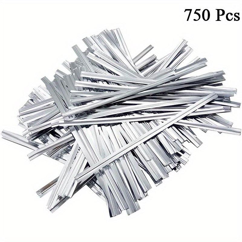 750 Metal Twisted Ties for Sealing Gift Bags, Bread, Candy & Cookies