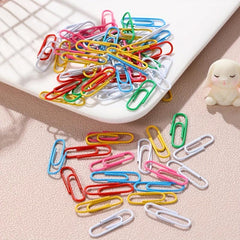 150pcs Silver Paper Clip Rust Proof Metal Nickel Plated Office Supplies