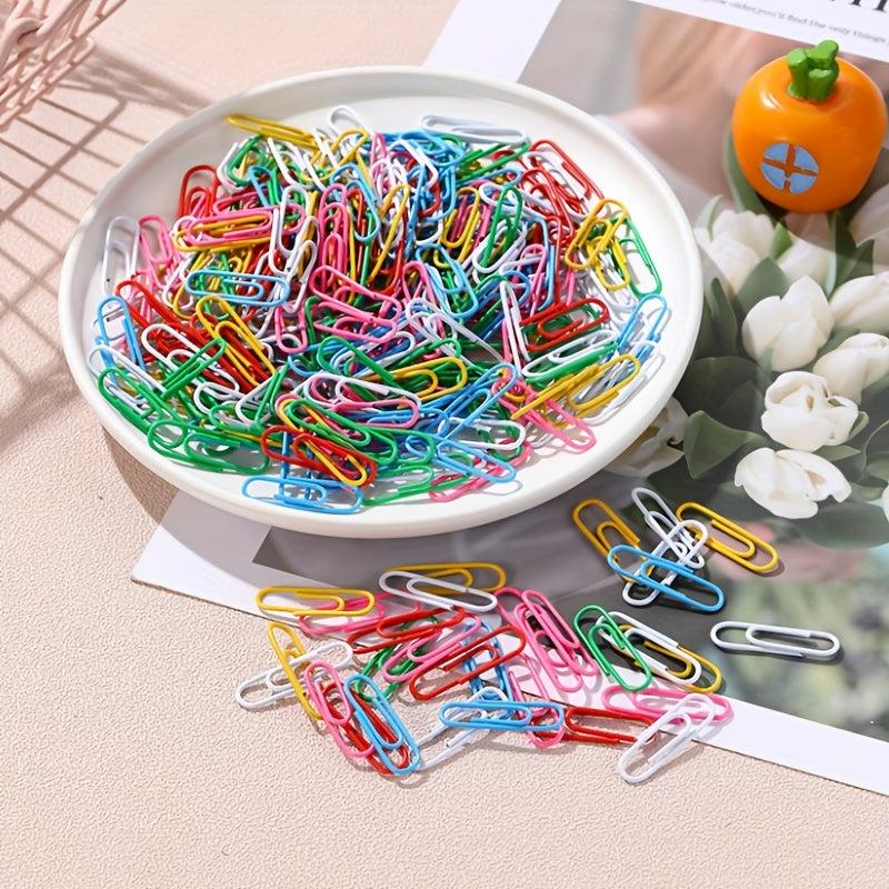 150pcs Silver Paper Clip Rust Proof Metal Nickel Plated Office Supplies