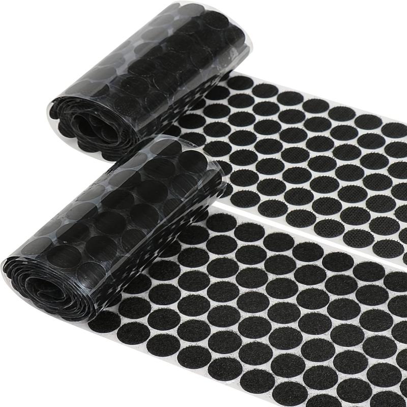 230 Pairs Self Adhesive Hook And Loop Dot 0.59 Inch 1 Diameter Magic Stickers