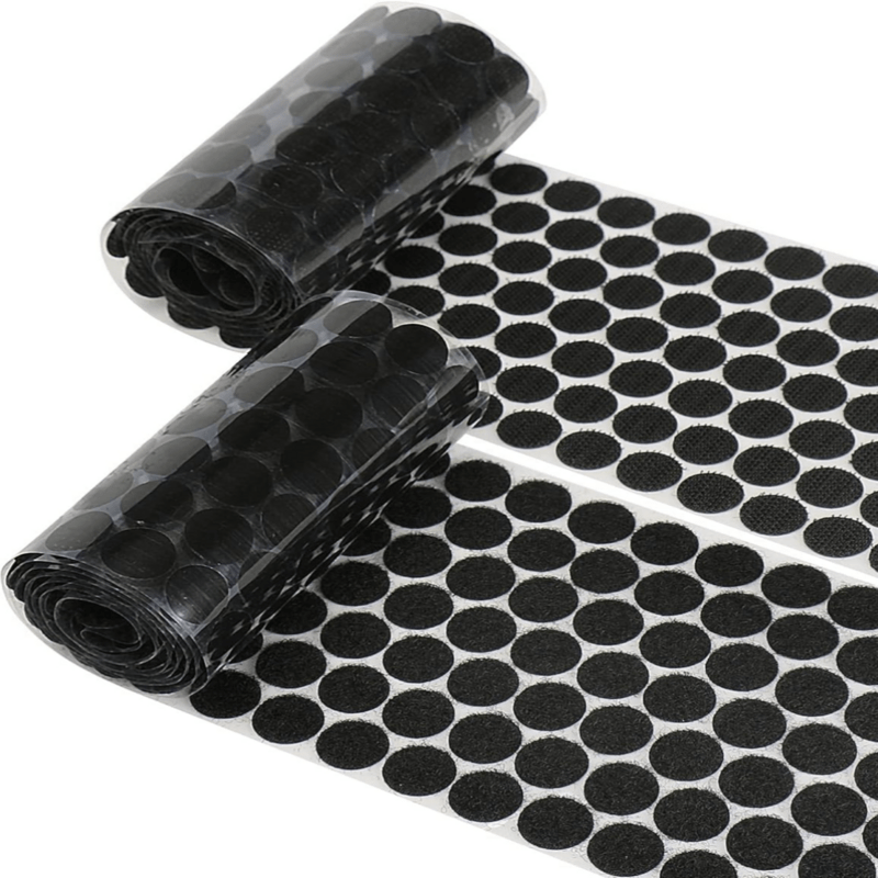 230 Pairs Self Adhesive Hook And Loop Dot 0.59 Inch 1 Diameter Magic Stickers
