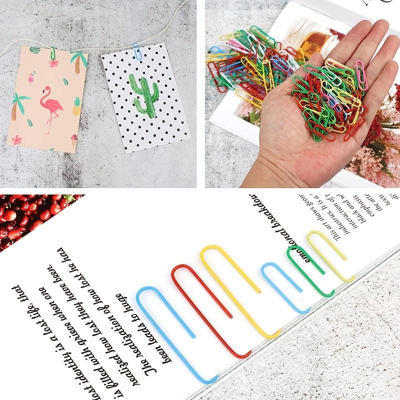 250pcs Paper Clips & Binder Clips Set Office Supply Set With Paper Clamps