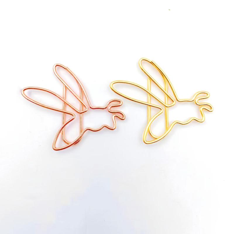 9pcs Insect Shaped Metal Paper Clips - School, Office, Home Use