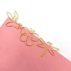 9pcs Insect Shaped Metal Paper Clips - School, Office, Home Use