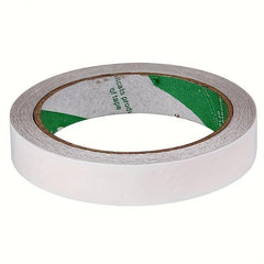 5pcs Strong Double-sided Tape 12m x 15mm Transparent Adhesive Cotton Paper