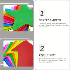 18pcs 9 Colors Carpet Markers Spot Markers Sitting Dots Classroom
