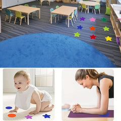 18pcs 9 Colors Carpet Markers Spot Markers Sitting Dots Classroom