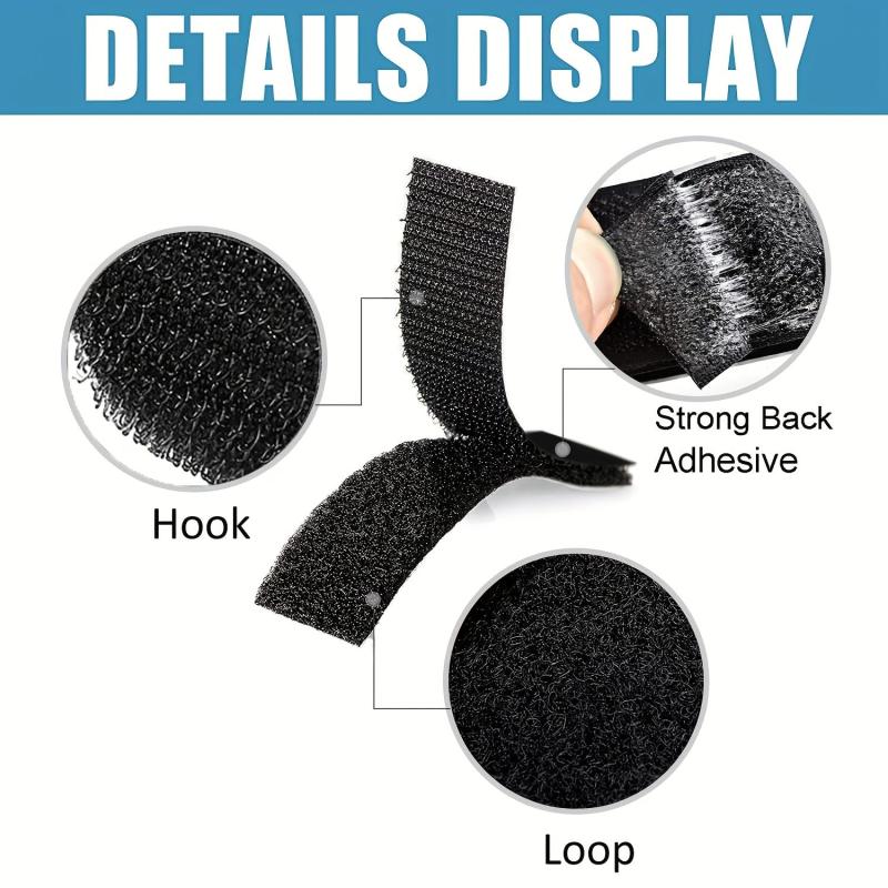 40 Pieces Strong Adhesive Fasten Tape for Home or Office Use