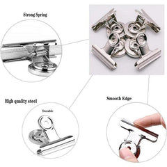10pcs Magnetic Clips for Fridge Whiteboard Locker Office Display