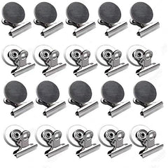 10pcs Magnetic Clips for Fridge Whiteboard Locker Office Display