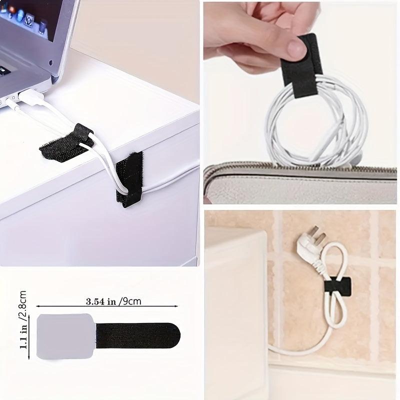 192pcs Cord Management Organizer Kit - Cable Sleeve, Clips, Ties