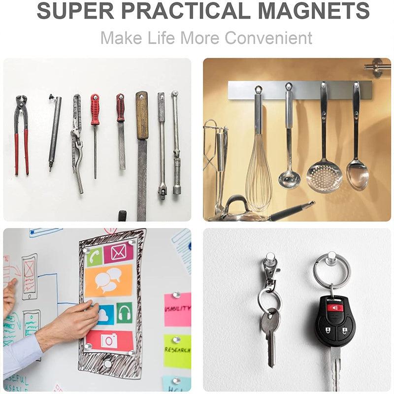 10pcs Strong Magnetic Pushpin Teaching Refrigerator Sticker Pin Magnetic Fixer