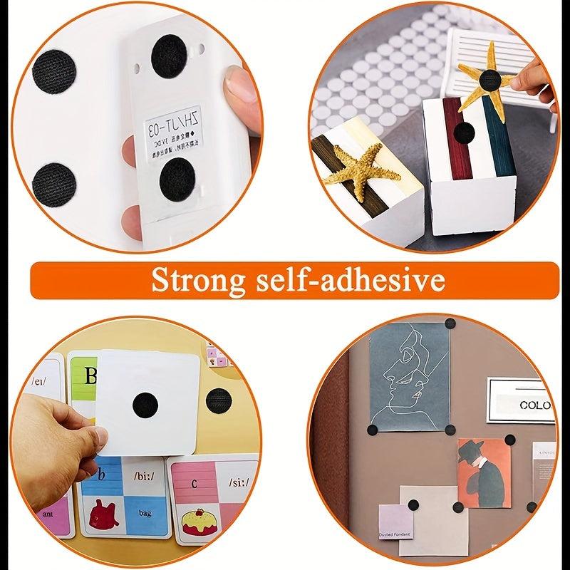 200pcs 0.59 Self Adhesive Dots Classroom Hook & Loop Tape Sticky Back