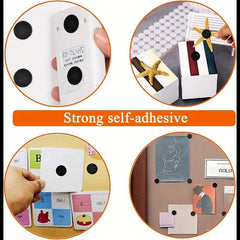 200pcs 0.59 Self Adhesive Dots Classroom Hook & Loop Tape Sticky Back