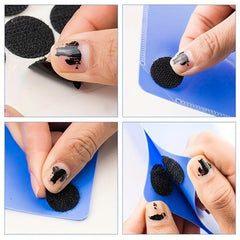 200pcs 0.59 Self Adhesive Dots Classroom Hook & Loop Tape Sticky Back