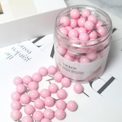 100pcs Pink Round Head Push Pins Map Thumb Tacks