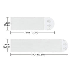 6 Pairs Hanging Non-marking Magic Button Removable Glue Hanging Strips